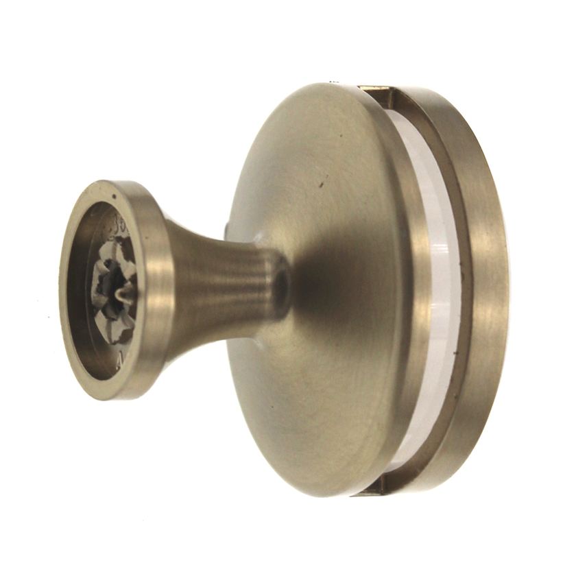 Amerock Oberon 1 3/8" Round Cabinet Knob Golden Champagne Frosted BP36608BBZFA