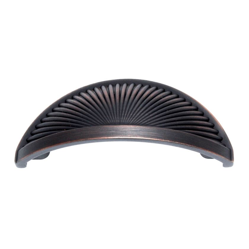 Amerock Sea Grass 3" Ctr Drawer Cup Pull Oil-Rubbed Bronze BP36615ORB