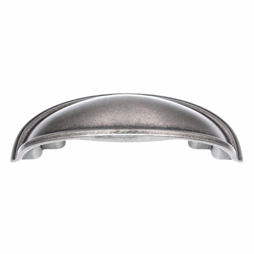 Amerock Ashby 3" and 4" Ctr Drawer Cup Pull Weathered Nickel BP36640WN