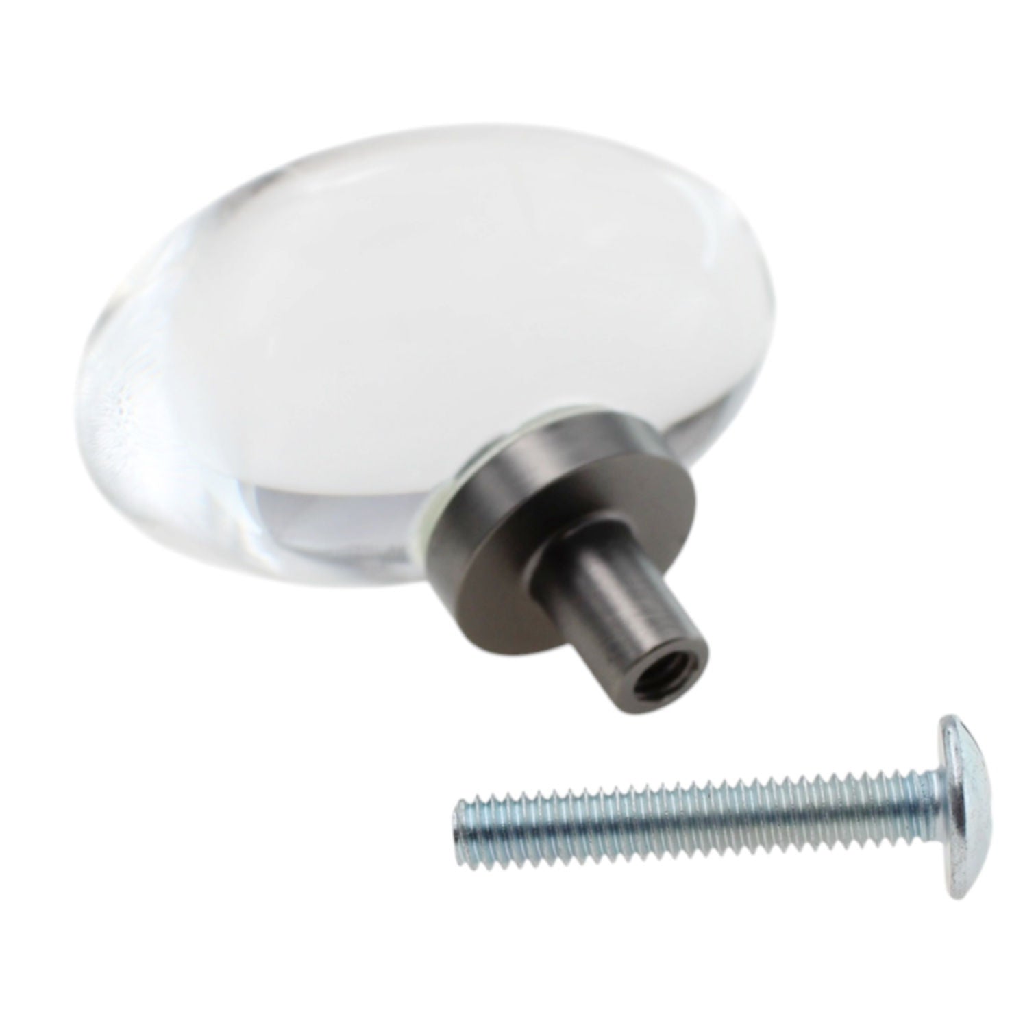 Amerock Glacio 1 3/4" Cabinet Knob Clear BP36651CGM