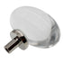 Amerock Glacio 1 7/8" Oval Cabinet Knob Clear Polished Nickel BP36651CPN