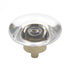 Amerock Glacio 1 3/4" Oval Cabinet Knob Clear Golden Champagne BP36652CBBZ
