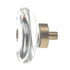 Amerock Glacio 1 3/4" Oval Cabinet Knob Clear Golden Champagne BP36652CBBZ