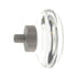 Amerock Glacio 1 3/4" Oval Cabinet Knob Clear Satin Nickel BP36652CG10