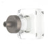 Amerock Glacio 1 3/8" Square Cabinet Knob Clear Satin Nickel BP36653CG10