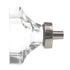 Amerock Glacio 1 3/8" Square Cabinet Knob Clear Polished Nickel BP36653CPN