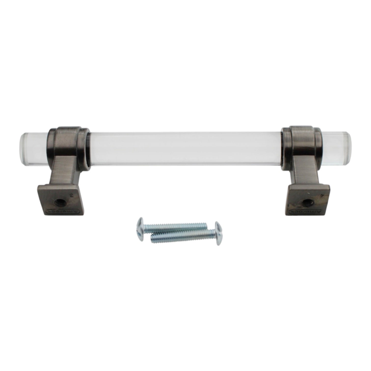 Amerock Glacio 3 3/4 Inch (96mm) CTC Cabinet Pull Clear BP36654CGM
