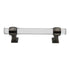 Amerock Glacio 3 3/4 Inch (96mm) CTC Cabinet Pull Clear BP36654CGM