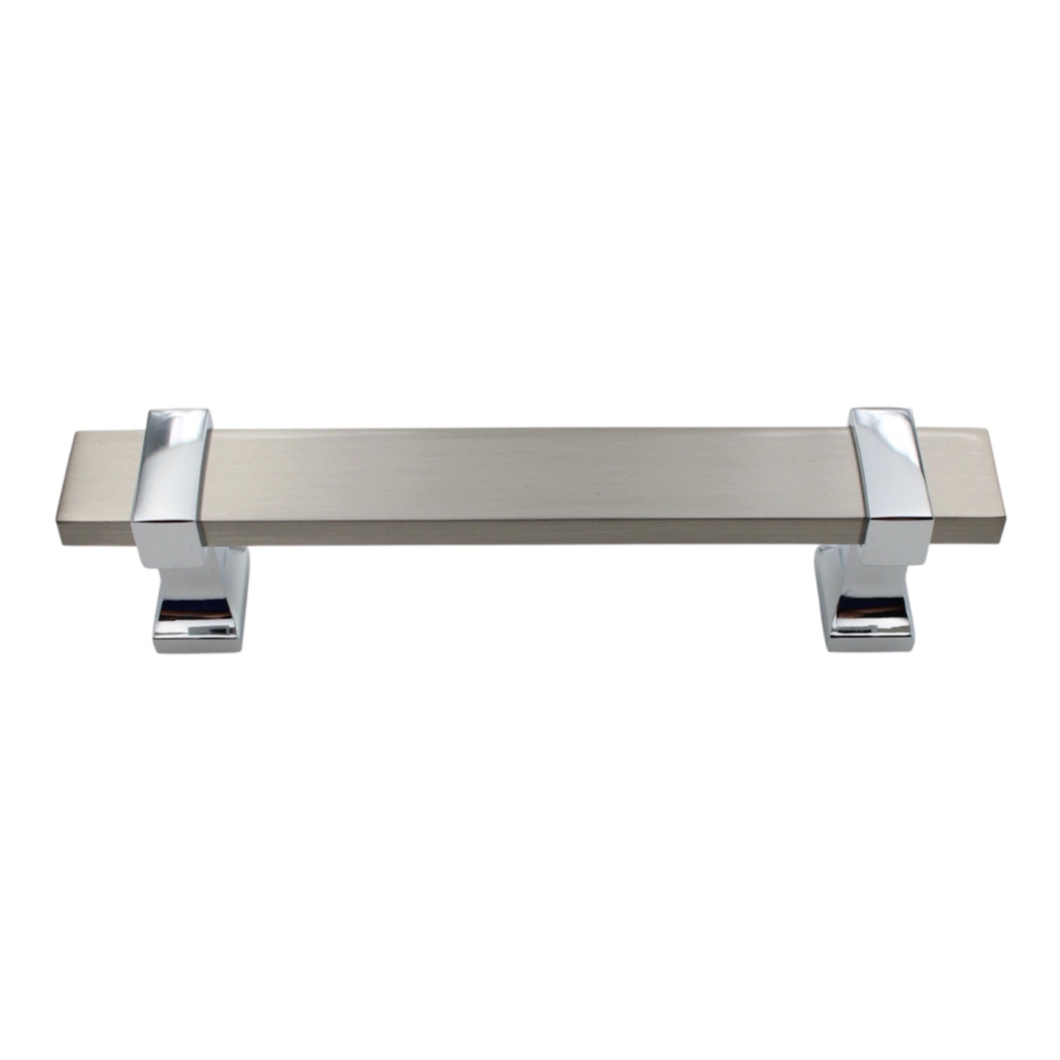 Amerock Overton 3 3/4 Inch (96mm) CTC Cabinet Pull Satin Nickel BP36681G1026