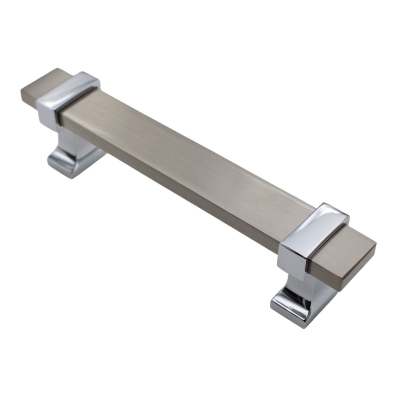 Amerock Overton 3 3/4 Inch (96mm) CTC Cabinet Pull Satin Nickel BP36681G1026