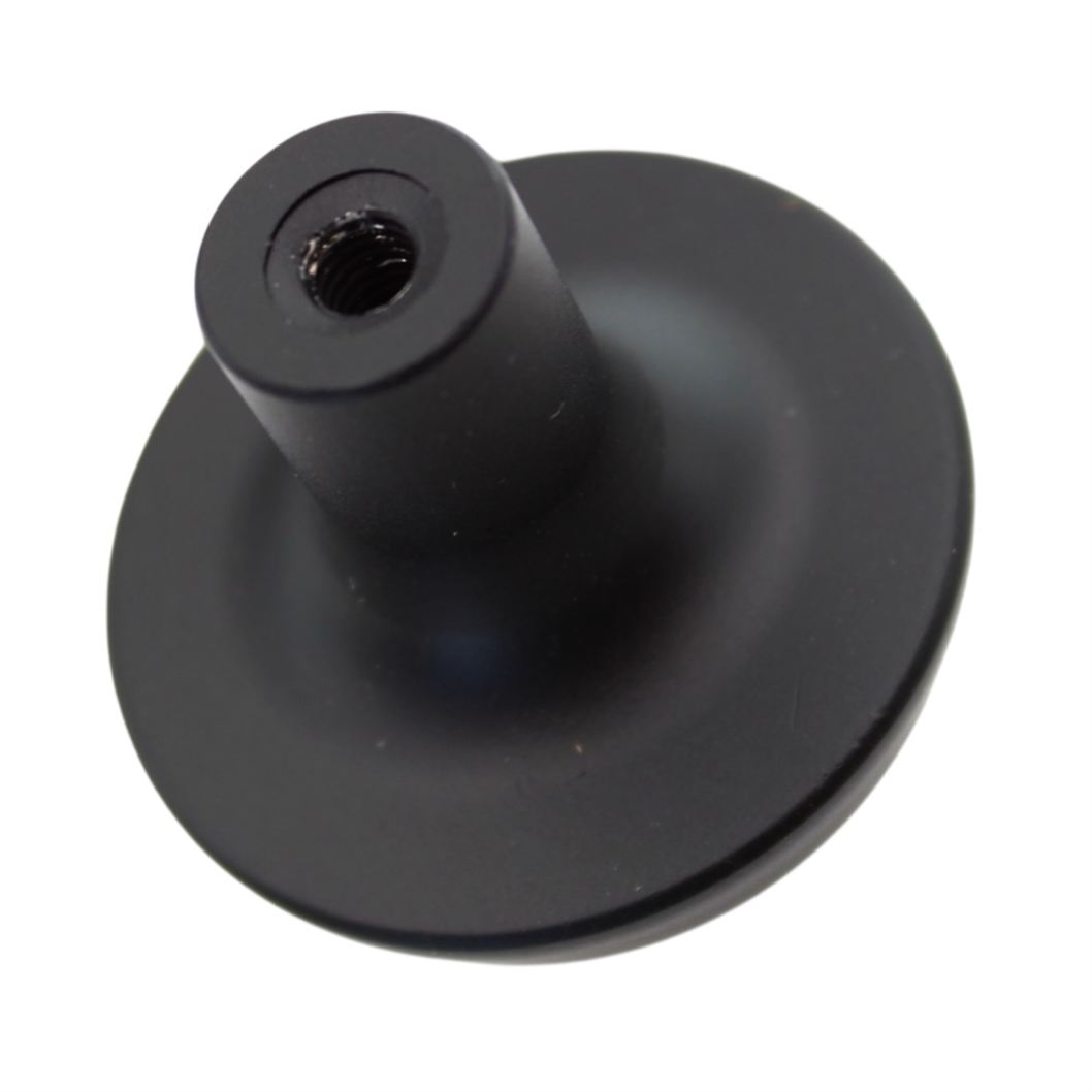 Amerock Premise 1 1/4" Round Cabinet Knob Flat Black BP36843FB