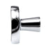 Amerock Destine 1 3/8" Cabinet Knob Matte Black Polished Chrome BP36857FB26