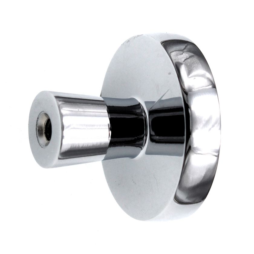Amerock Destine 1 3/8" Cabinet Knob Matte Black Polished Chrome BP36857FB26