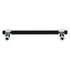 Amerock Destine 5 1/16" (128mm) Ctr Pull Matte Black Polished Chrome BP36859FB26