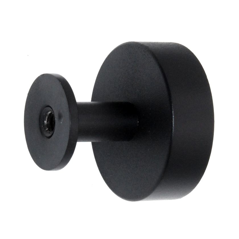 Amerock Radius 1 1/4" Round Cabinet Knob Matte Black BP36864FB