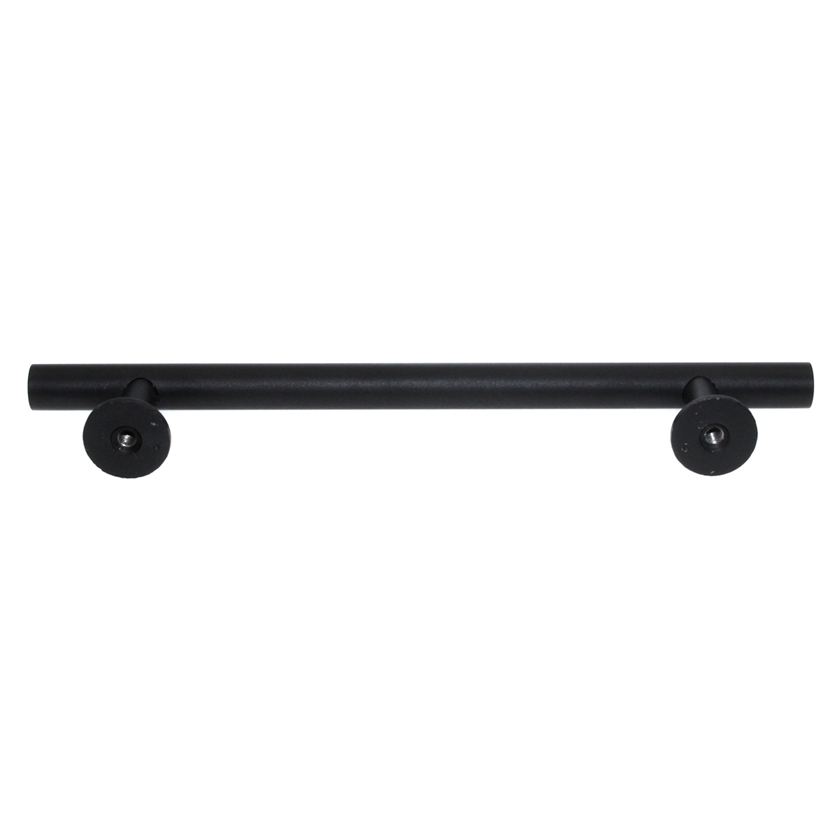 Amerock Radius 5 1/16" (128mm) Ctr Cabinet Bar Pull Matte Black BP36866FB