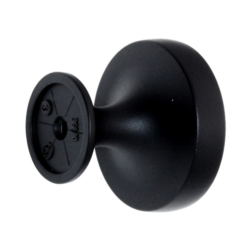 Amerock Exceed 1 3/8" Round Cabinet Knob Matte Black BP36880FB