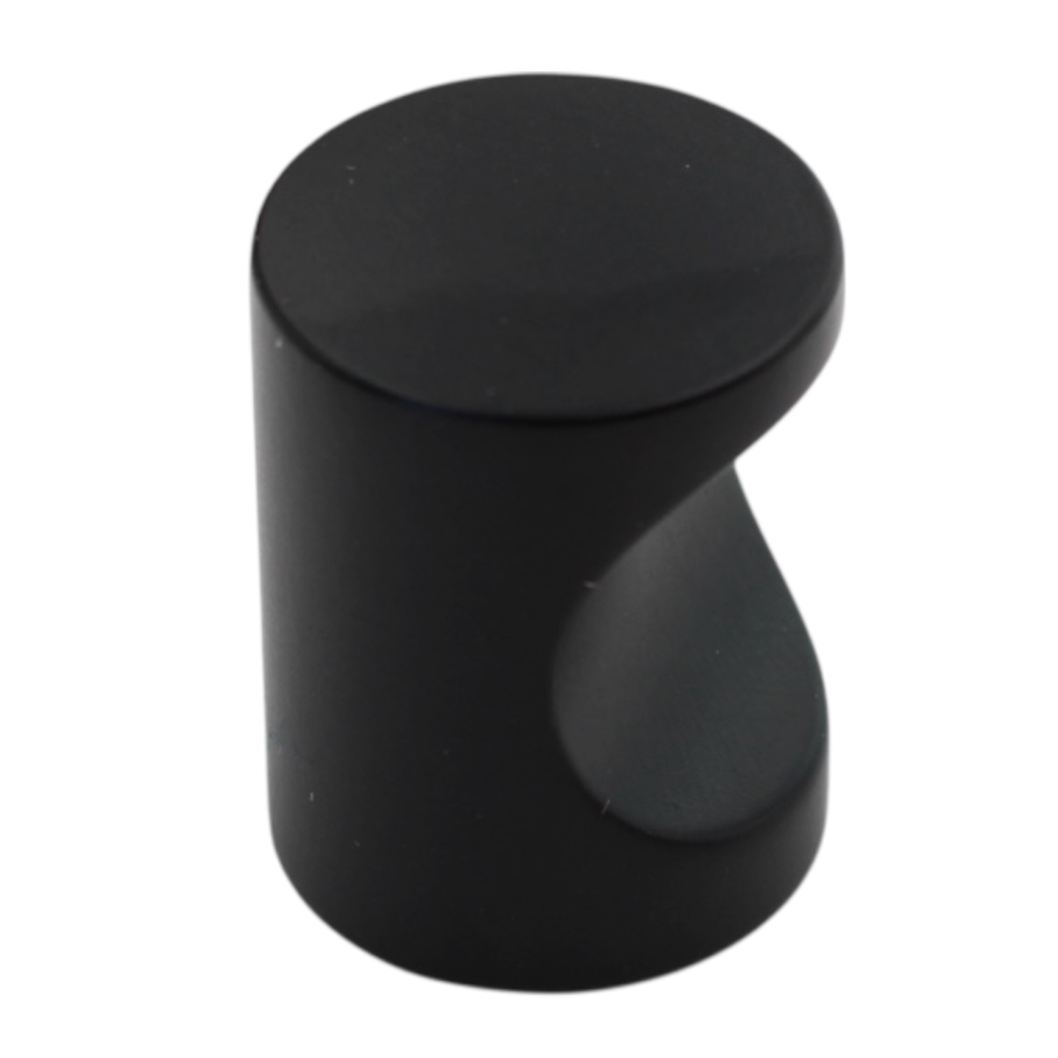 Amerock 11/16"x 15/16" Whistle Cabinet Knob Matte Black BP37026-MB