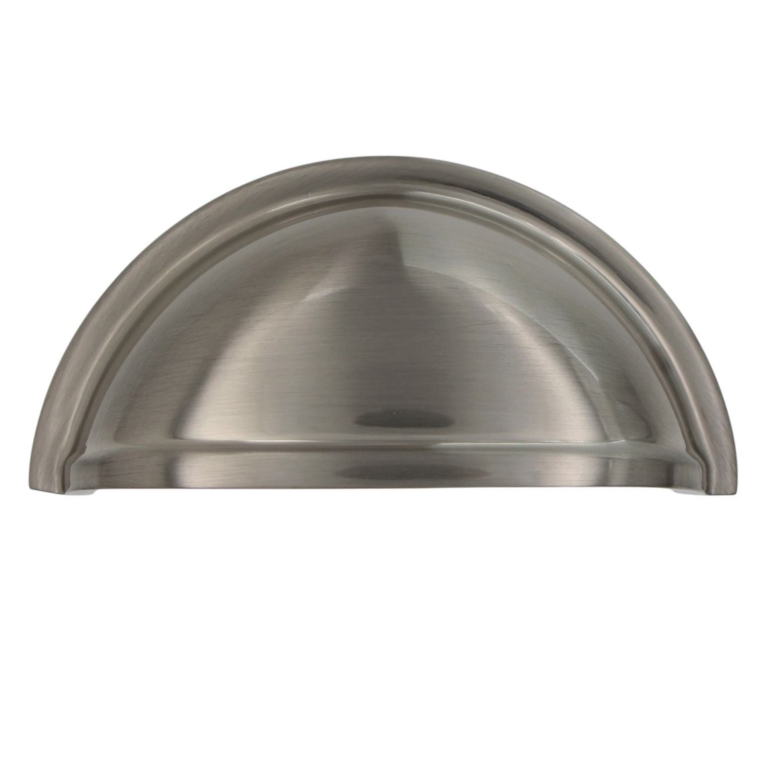 Amerock BP4235-G9 Sterling Nickel Solid Brass 3"cc Cup Pull Handle Advantage