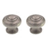 2 Pack BP4258-G10 Satin Nickel 1 3/16" Cabinet Knob Pulls Amerock Euro