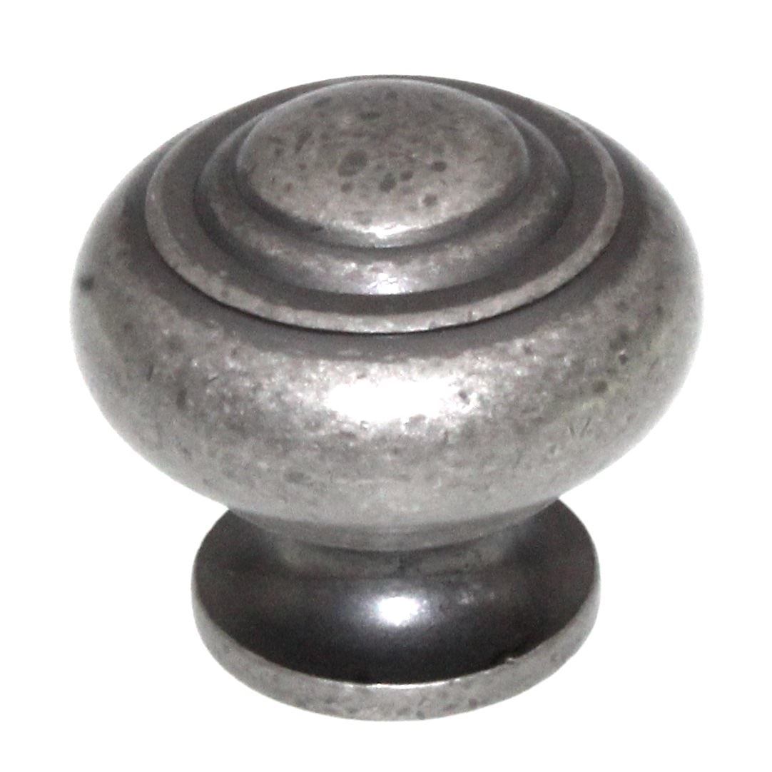 Amerock Inspirations Weathered Nickel 1 3/16 inch Round Cabinet Knob BP4258WN