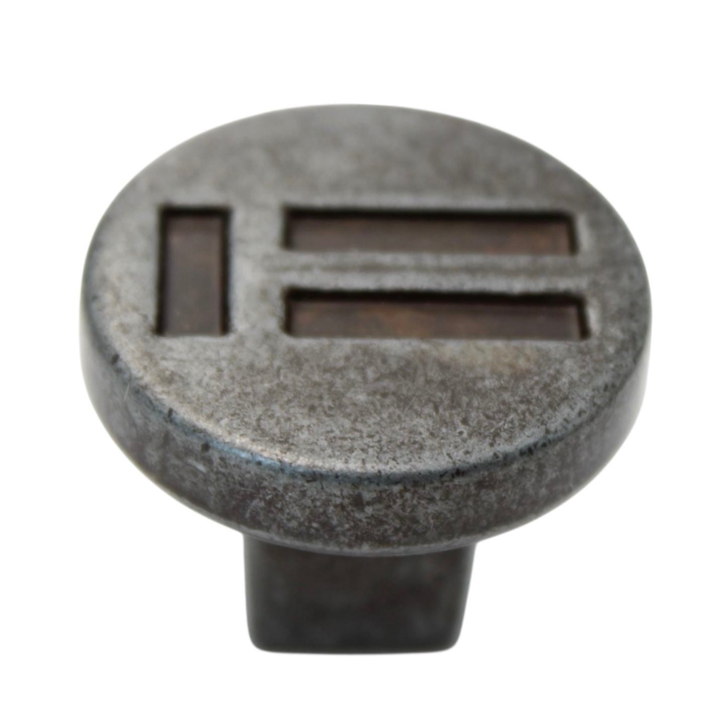 Amerock Evolutions Weathered Nickel 1 1/4" Round Cabinet Pull Knob BP4421PWT
