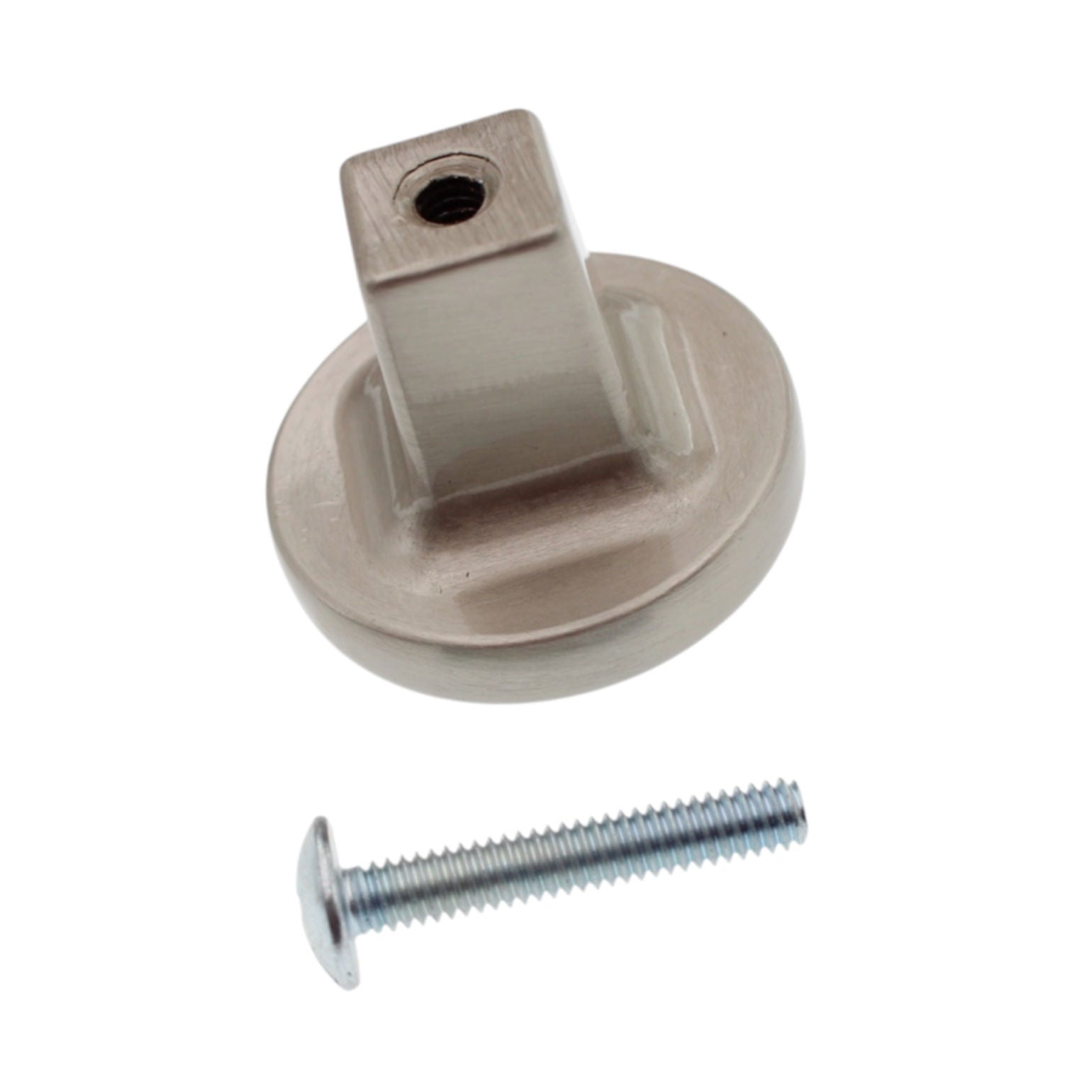 Amerock Forgings 1 1/4" Cabinet Knob Satin Nickel BP4425G10