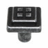 Amerock Forgings Wrought Iron Dark 1 1/8 inch Square Cabinet Knob BP4454WID