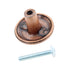 Vintage Amerock Colonial Antique Copper 1 1/4" Round Cabinet Knob A508-AC