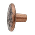 Vintage Amerock Colonial Antique Copper 1 1/4" Round Cabinet Knob A508-AC