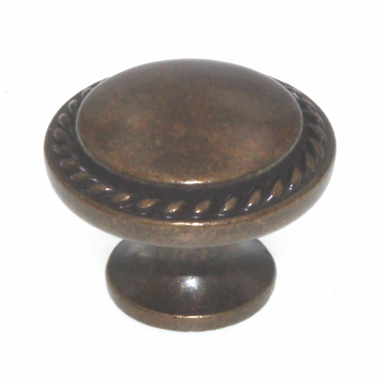 Amerock Allison Burnished Brass 1-3/16 inch Round Cabinet Knob BP53001BB