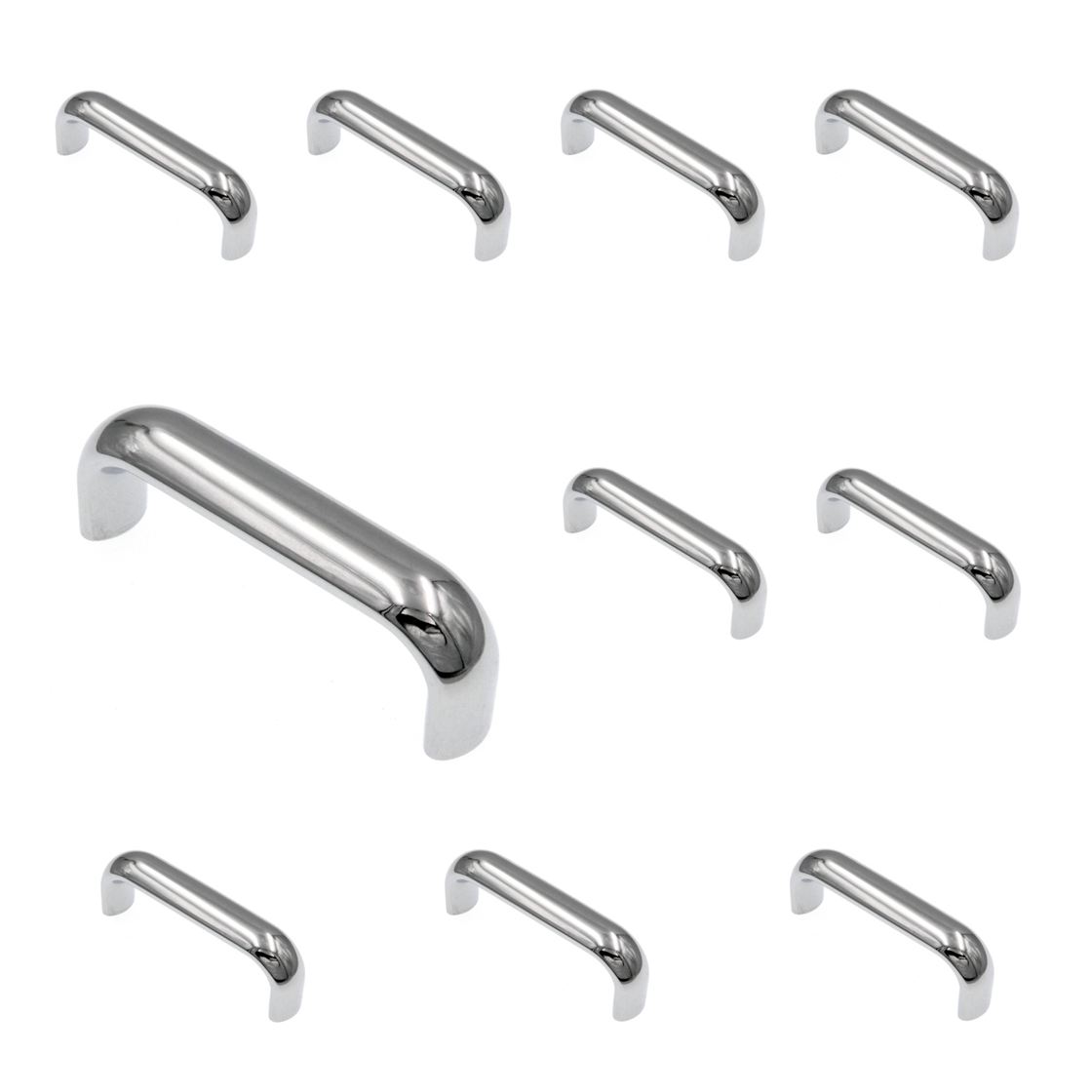 10 Pack Amerock Allison 3"cc Polished Chrome Cabinet Handle Pull BP53009-26