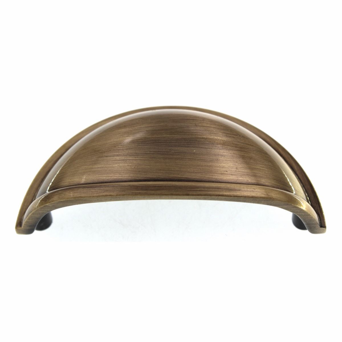 Amerock Cup Pulls Elegant Brass 3 inch CTC Drawer Cup Pull BP53010EB