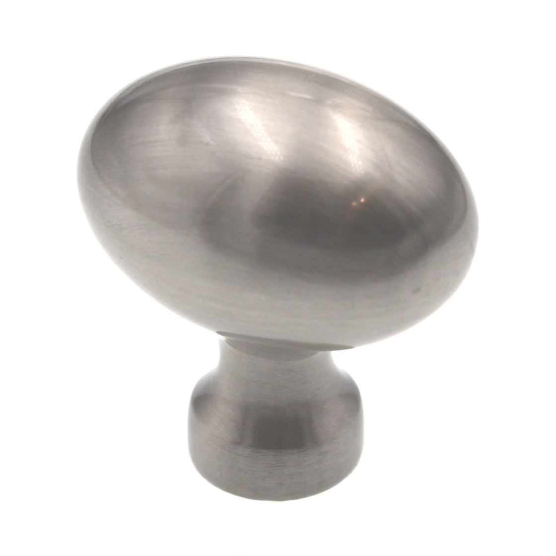 Amerock Vaile 1 3/8" Oval Cabinet Knob Satin Nickel BP53014G10