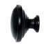 Amerock Everyday Heritage 1 1/4" Round Cabinet Knob Flat Black BP53015FB