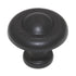 Amerock Allison Flat Black 1 1/4 inch Round Cabinet Knob BP53022FB