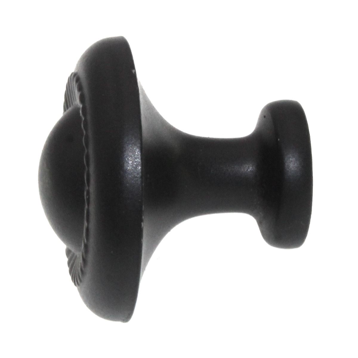 Amerock Allison Flat Black 1 1/4 inch Round Cabinet Knob BP53022FB