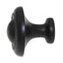Amerock Allison Flat Black 1 1/4 inch Round Cabinet Knob BP53022FB
