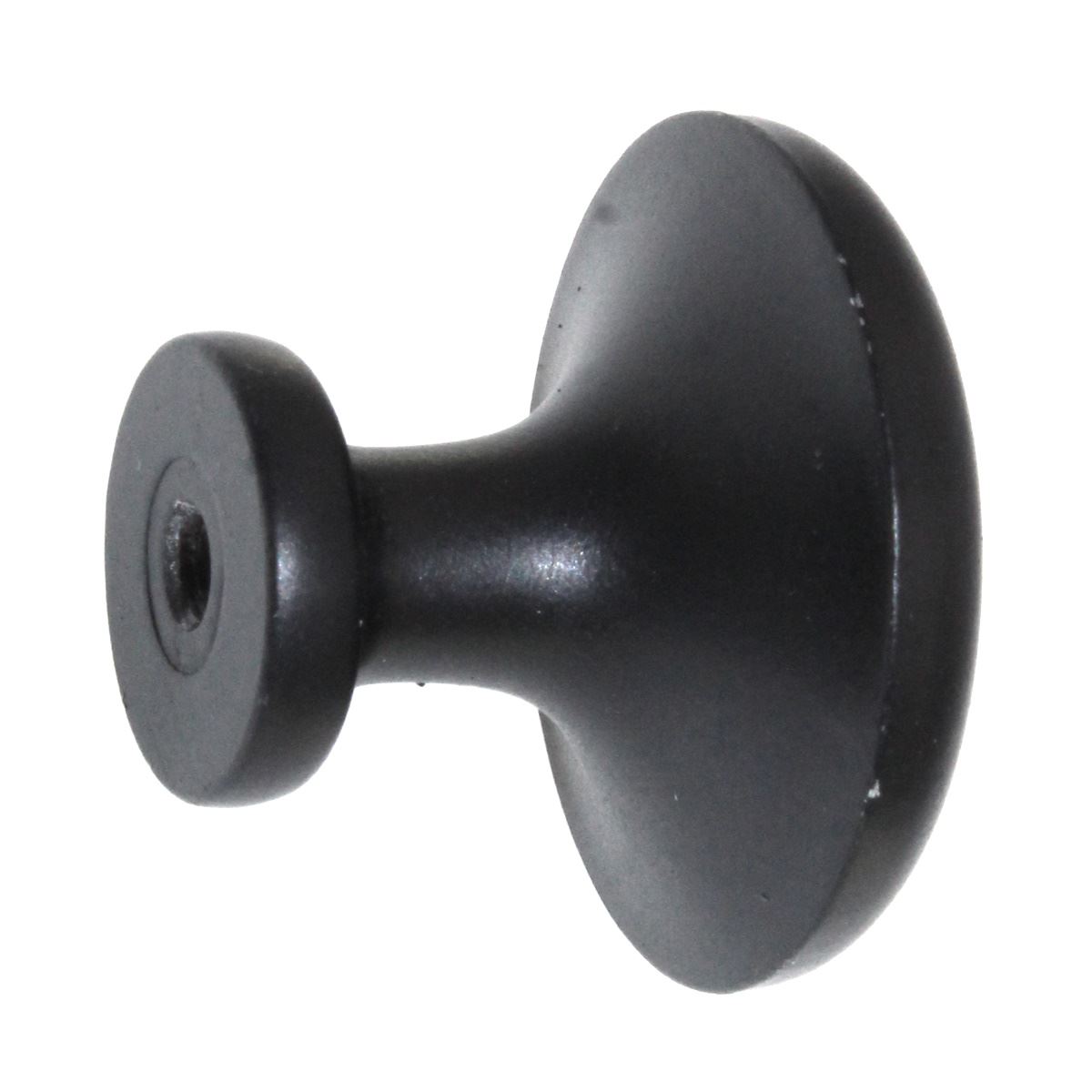 Amerock Allison Flat Black 1 1/4 inch Round Cabinet Knob BP53022FB