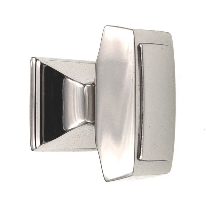 Amerock Mulholland 1 1/4" Rectangle Cabinet Knob Polished Nickel BP53029PN