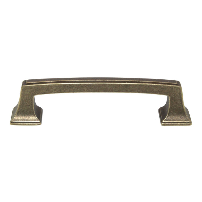 Amerock Mulholland Rustic Brass 3 3/4 inch (96mm) CTC Cabinet Handle Pull BP53031R3