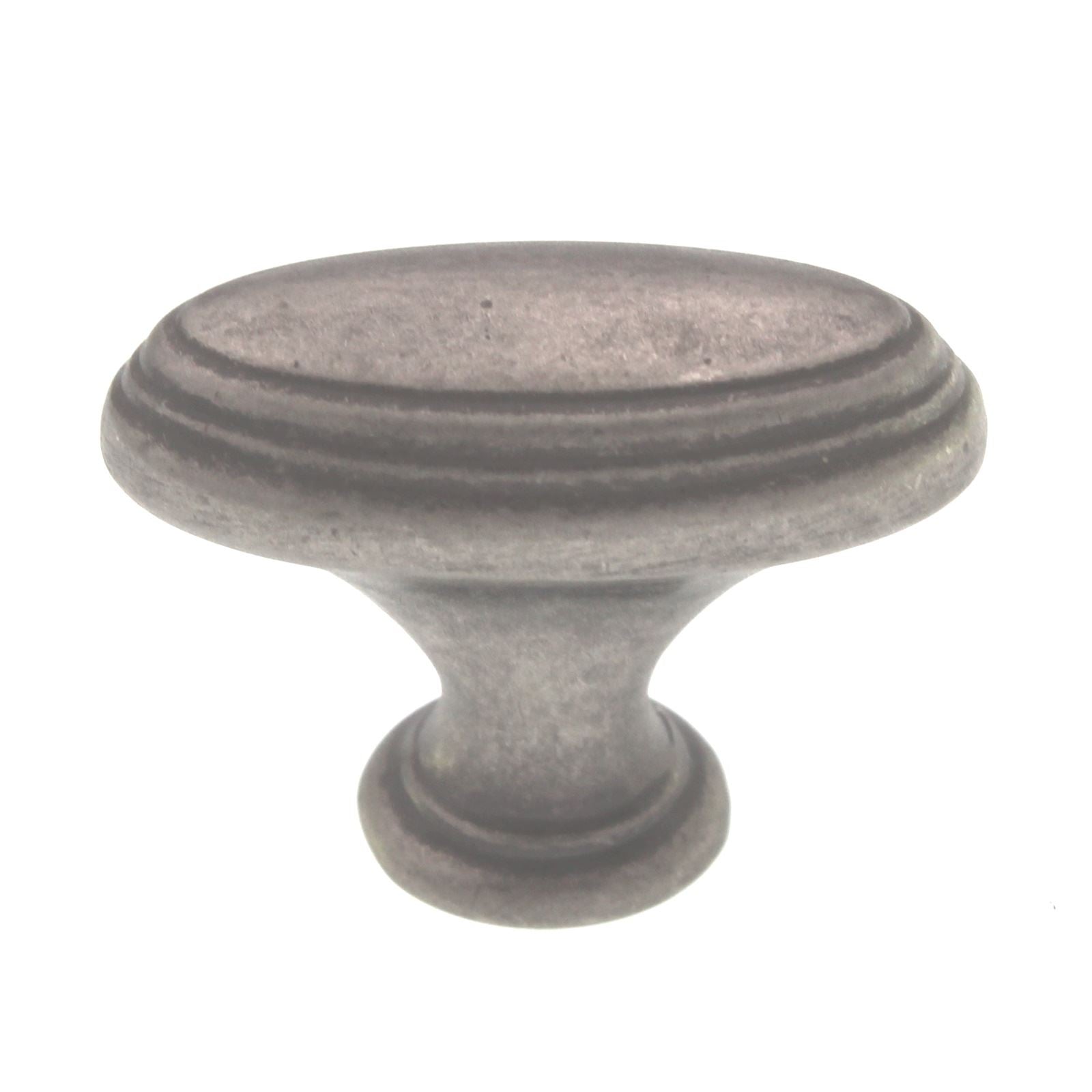 Amerock Mulholland Weathered Nickel 1 7/16" Oval Cabinet Knob Pull BP53032-WN