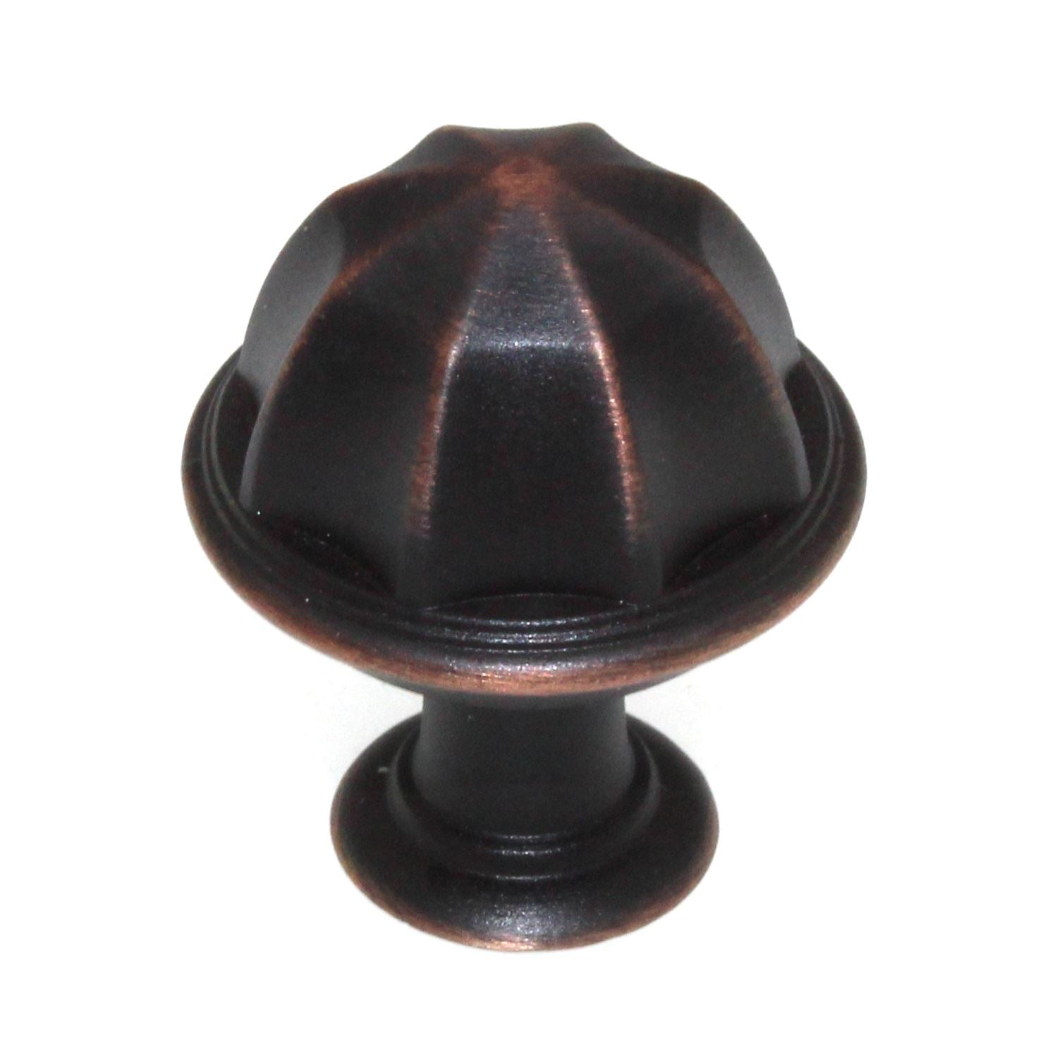Amerock Allison 1" Oil-Rubbed Bronze Round Octagonal Dome Cabinet Knob BP53035-ORB