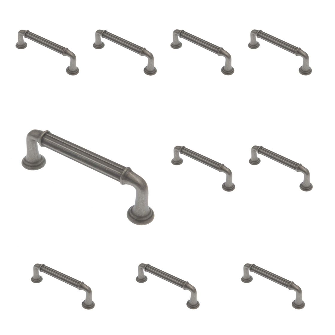 10 Pack Amerock Eydon BP53036-WN Weathered Nickel 3"cc Arch Cabinet Handle Pull