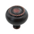 Amerock Everyday Heritage Oil-Rubbed Bronze 1 1/4" Rope Cabinet Knob BP53471ORB