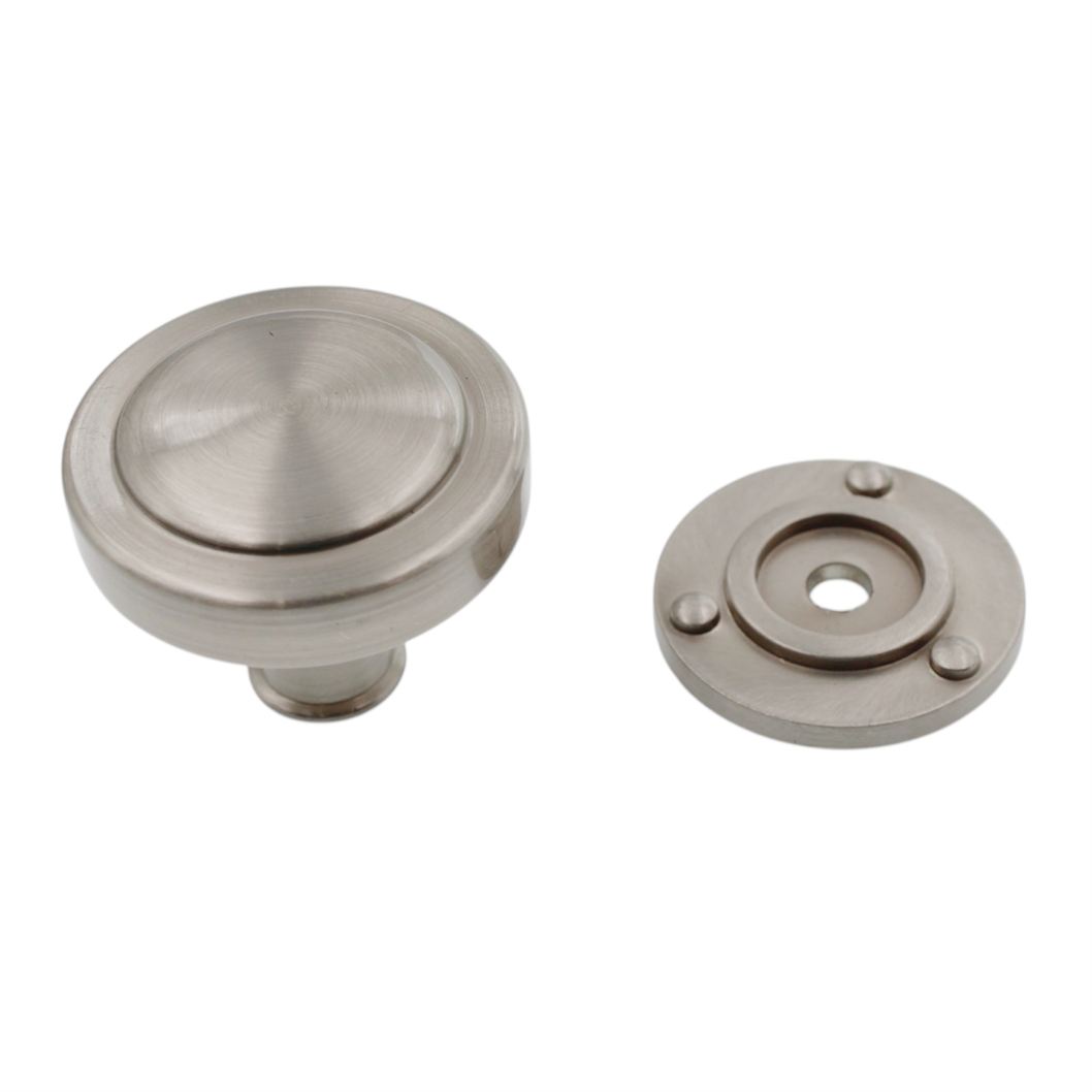 Amerock Rochdale 3" Ctr Cabinet Knob Satin Nickel BP53710G10