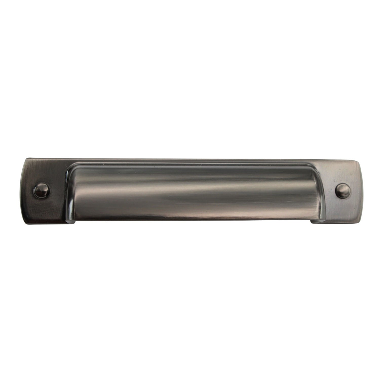 Amerock Rochdale 3" Ctr Drawer Cup Pull Mock Nails Graphite BP53715GPH