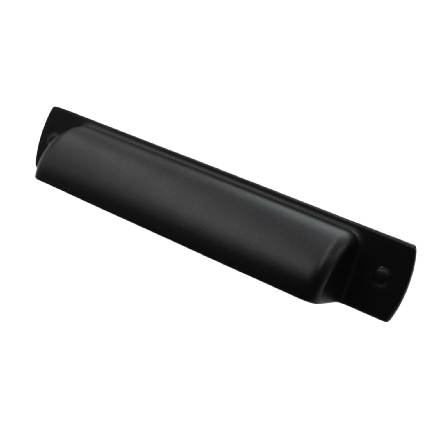 Amerock Rochdale 3 3/4" (96mm) Ctr Drawer Cup Pull Black BP53716FB