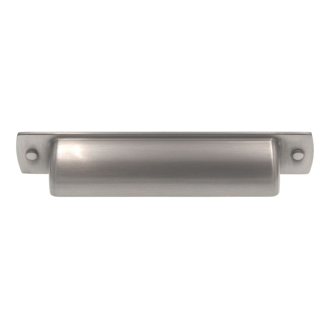 Amerock Rochdale 3 3/4" (96mm) Ctr Drawer Cup Pull Satin Nickel BP53716G10