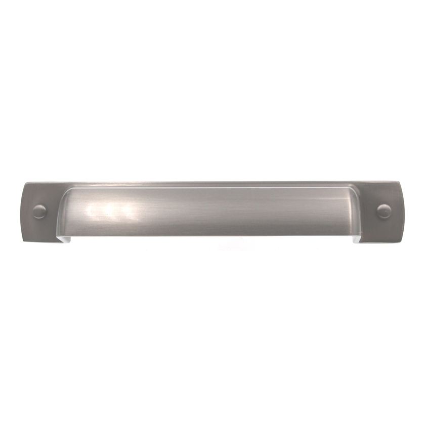 Amerock Rochdale 3 3/4" (96mm) Ctr Drawer Cup Pull Satin Nickel BP53716G10